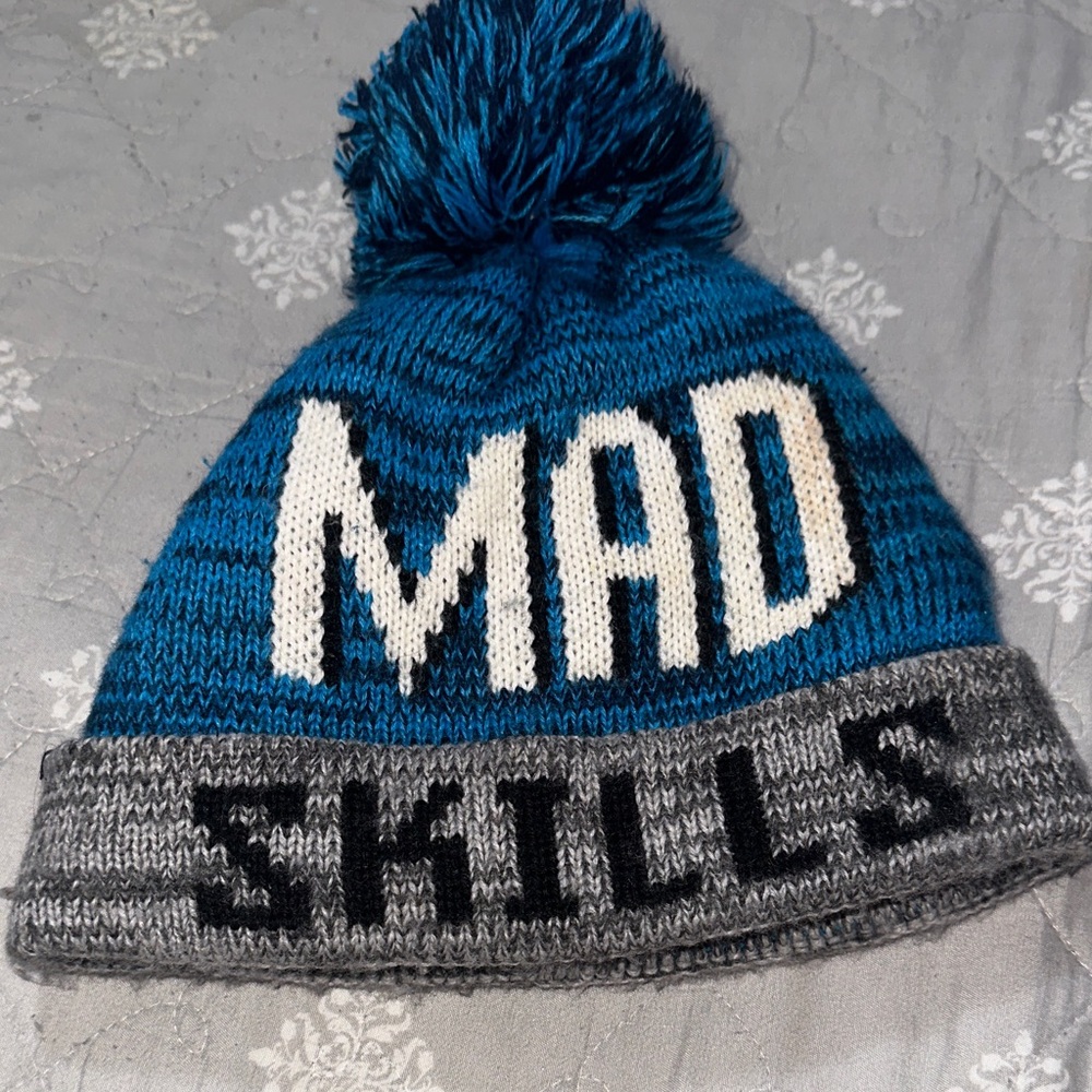 Place Black and Gray Knit Beanie
